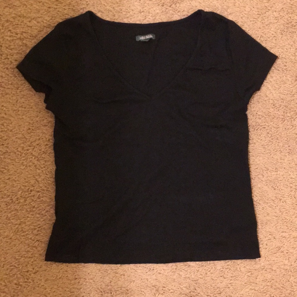 Wild Fable Black Crop-Top